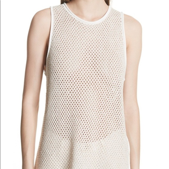 Theory linen mesh tank size medium - Picture 4 of 4